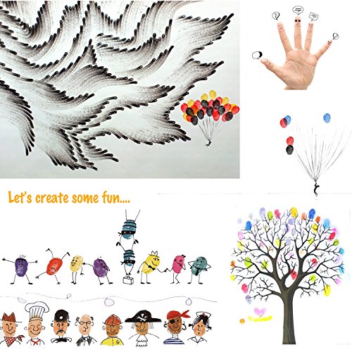 Lsushine Craft Ink Pad Stamps Partner Diy Color,15 Color Craft Ink...