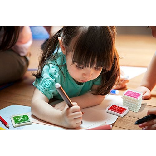 Lsushine Craft Ink Pad Stamps Partner Diy Color,15 Color Craft Ink...