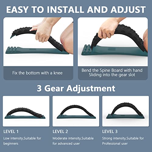 LTUMHGCR Back Stretcher, Back Cracker for Lower Back Pain Relief, ...
