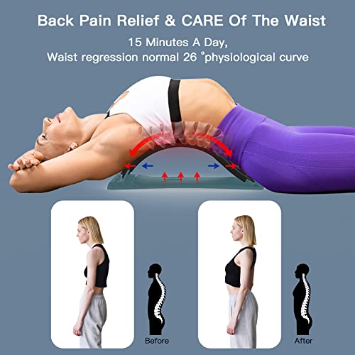 LTUMHGCR Back Stretcher, Back Cracker for Lower Back Pain Relief, ...