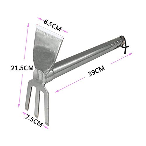 LUBAN Garden Tool Set Stainless Steel Hand Tools Garden Hoe Rake S...