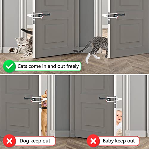 LUBERDUSH Cat Door Holder Latch -Adjustable Cat Door Alternative t...