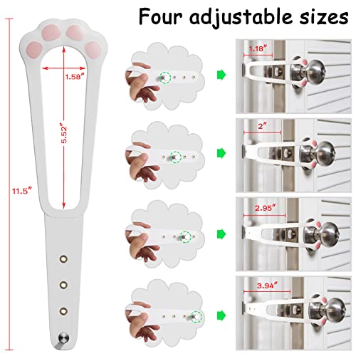 LUBERDUSH Cat Door Holder Latch -Adjustable Cat Door Alternative t...