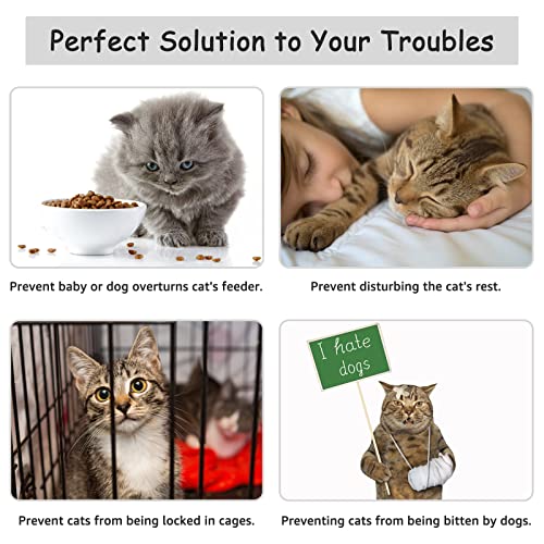 LUBERDUSH Cat Door Holder Latch -Adjustable Cat Door Alternative t...