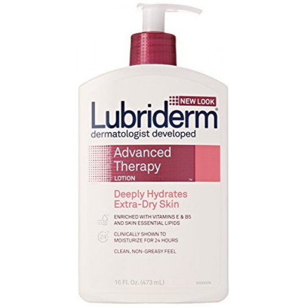 Lubriderm Advanced Therapy Extra Dry Skin Lotion, 16 Fl. Oz. Pack...