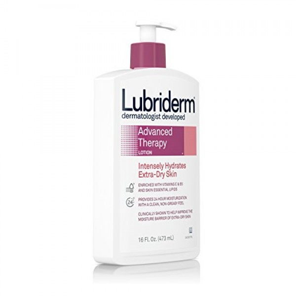 Lubriderm Advanced Therapy Extra Dry Skin Lotion, 16 Fl. Oz. Pack...