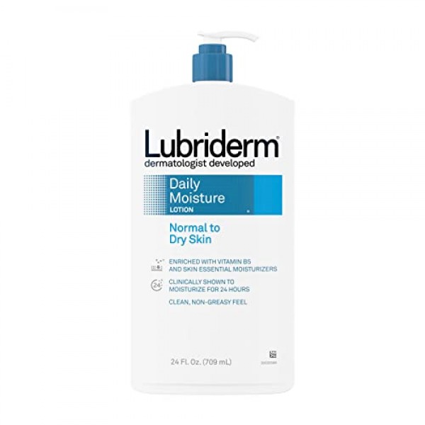 Lubriderm Daily Moisture Hydrating Body and Hand Lotion To Help Mo...