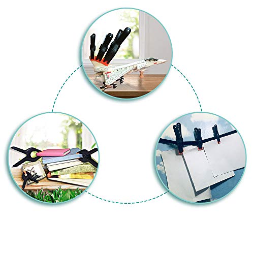 Plastic Spring Clamps 18PCS 3-Size Nylon Photography Backdrop Clip...