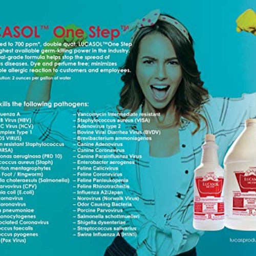 Lucasol One Step Disinfectant 32 Ounce