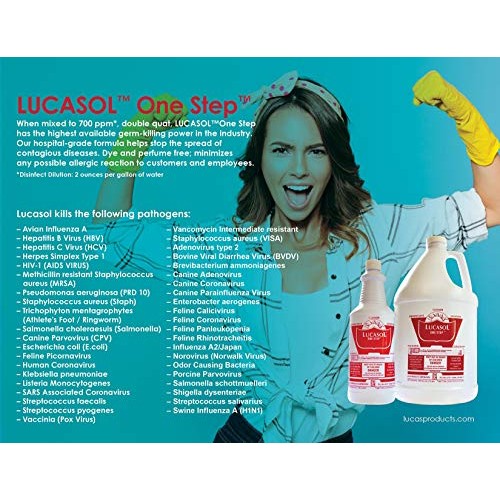 Lucasol One Step Disinfectant 32 Ounce
