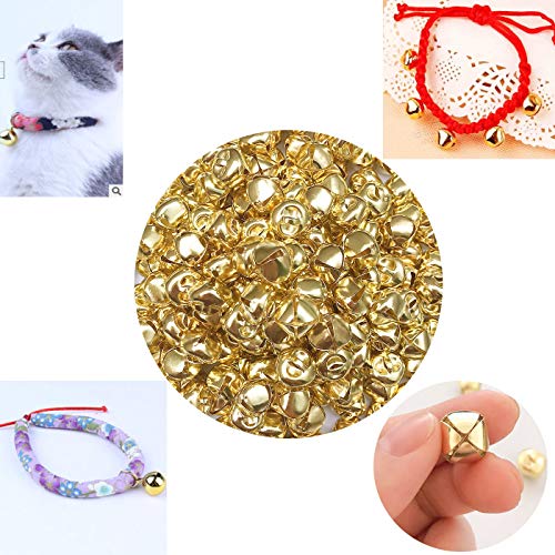 Luckkyme Jingle Bells, 300 Pieces 1/2 Inch Craft Bells, DIY Craft ...