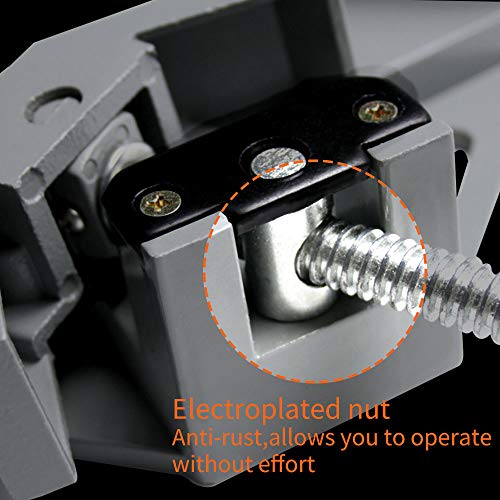 Wood Clamps Right Angle Clamps,Corner Clamp Single Handle 90°Alumi...