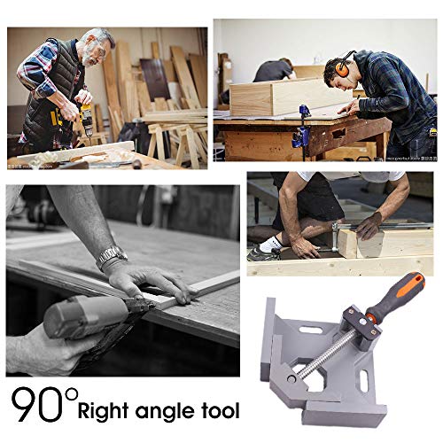 Wood Clamps Right Angle Clamps,Corner Clamp Single Handle 90°Alumi...