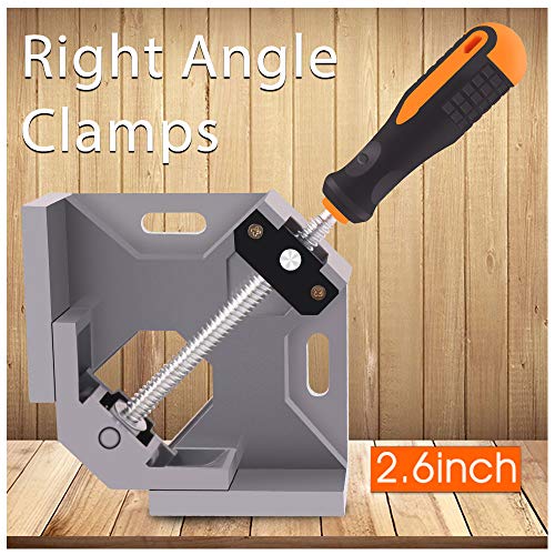 Wood Clamps Right Angle Clamps,Corner Clamp Single Handle 90°Alumi...