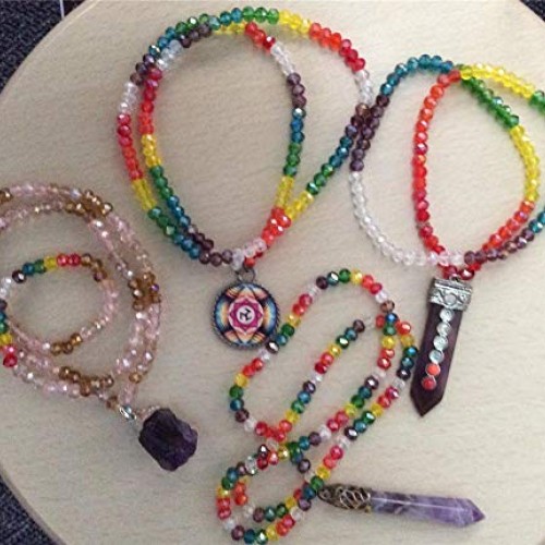 Glass Beads for Jewelry Making, Lucky Goddness 500pcs 6mm Briolett...