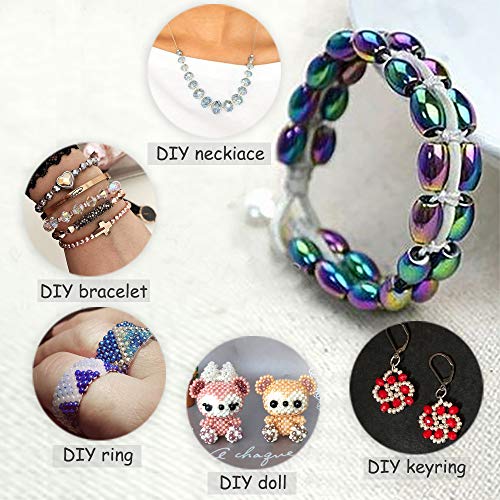 Teardrop Glass Beads for Suncatcher, Lucky Goddness 200pcs 8x11 mm...