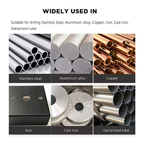 LudoPam 1/8 Inch Cobalt Drill Bit Set, M35 HSS Twist Jobber Length...