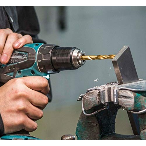 LudoPam 1/8 Inch Cobalt Drill Bit Set, M35 HSS Twist Jobber Length...