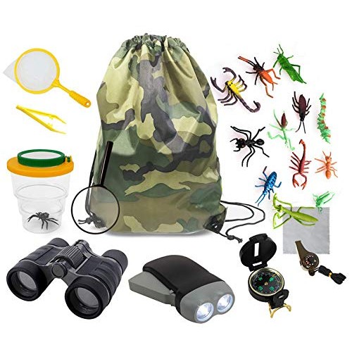 LUESBOEK Outdoor Explorer Kit Gifts Toys, 3-10 Years Old Boys Chil...