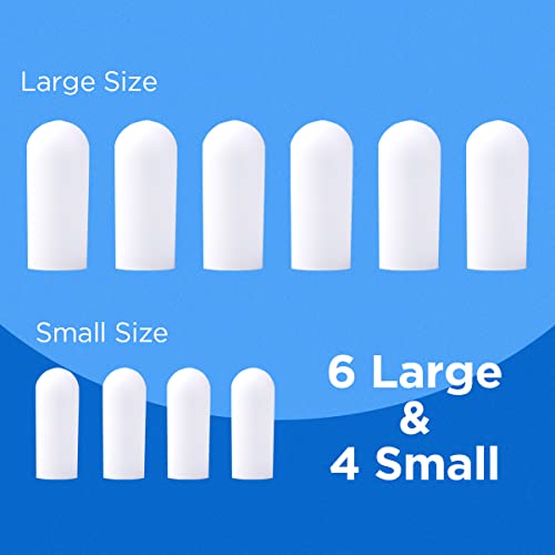 LUFOEVER 10 Pieces Toe Protector, Gel Toe Protectors to Provide Re...