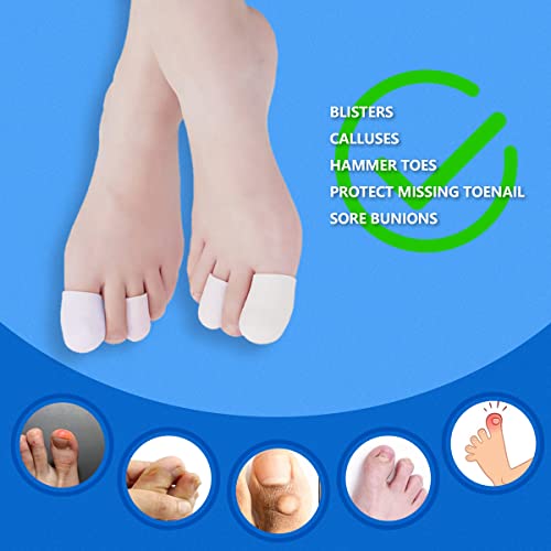 LUFOEVER 10 Pieces Toe Protector, Gel Toe Protectors to Provide Re...