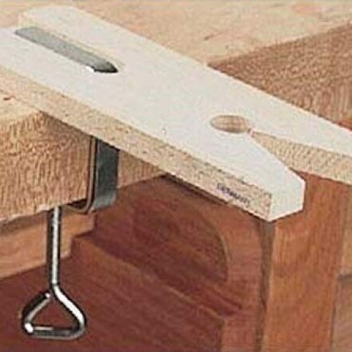 1 Wood & Steel Bench Pin 7-1/2 x 2-inch Rectangle with V-Slot & C-...