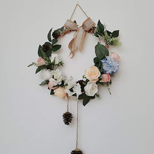 3 Pack 14 Inch Large Metal Floral Hoop Wreath Macrame Gold Hoop Ri...