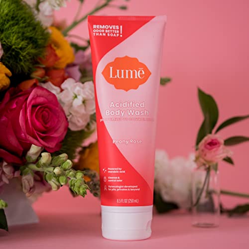 Lume Acidified Body Wash - 24 Hour Odor Control - Removes Odor Bet...