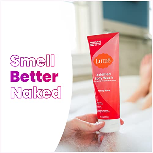 Lume Acidified Body Wash - 24 Hour Odor Control - Removes Odor Bet...