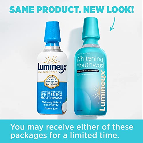 Lumineux Teeth Whitening Mouthwash, 16 Oz, 2 Pack - Enamel Safe - ...