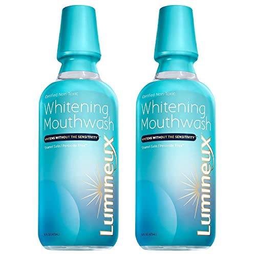 Lumineux Teeth Whitening Mouthwash, 16 Oz, 2 Pack - Enamel Safe - ...
