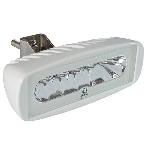 Lumitec Caprera2 101103, LED Flood Light, Bracket Mount, White Hou...