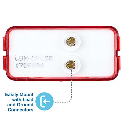 Lumitronics RV Mini Thin Line 37 Series Sealed LED Marker Light Red