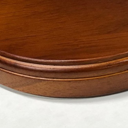 Luna Bean Wooden Platform Base Display Medium Stain Semi-Gloss Fin...