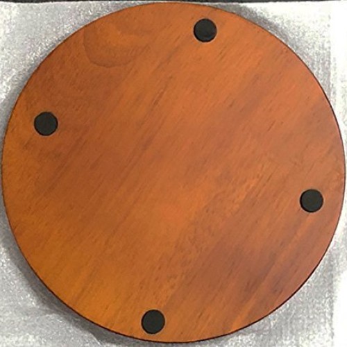 Luna Bean Wooden Platform Base Display Medium Stain Semi-Gloss Fin...
