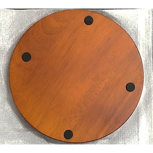 Luna Bean Wooden Platform Base Display Medium Stain Semi-Gloss Fin...