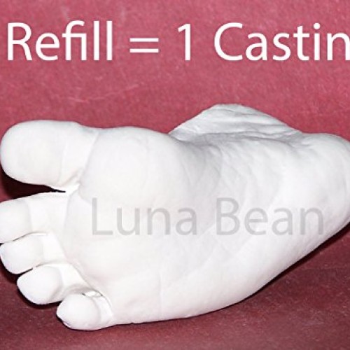 Single -Refill- for Luna Bean Infant Plaster Life Casting Kit Ste...