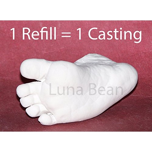 Single -Refill- for Luna Bean Infant Plaster Life Casting Kit Ste...