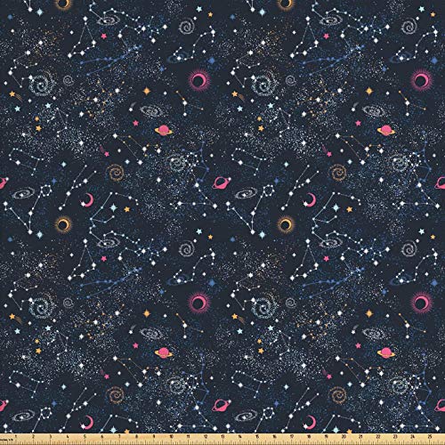 Lunarable Constellation Fabric by The Yard, Star Clusters Galaxies...