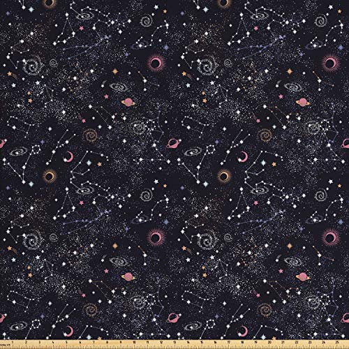 Lunarable Constellation Fabric by The Yard, Star Clusters Galaxies...