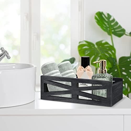 Luneodoki Bathroom Decor Box Toilet Tank Basket, Farmhouse Bathroo...