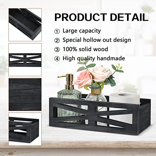 Luneodoki Bathroom Decor Box Toilet Tank Basket, Farmhouse Bathroo...