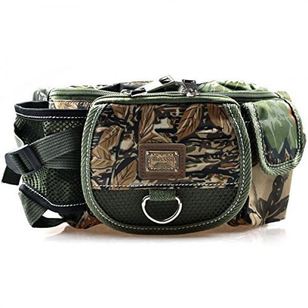 LUREMASTER Fishing Bag Multiple Pocket Waist Pack Adjustable