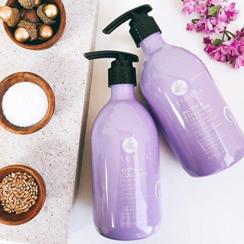 Luseta Biotin & Collagen Shampoo & Conditioner Set 2 x 16.9oz - Th...