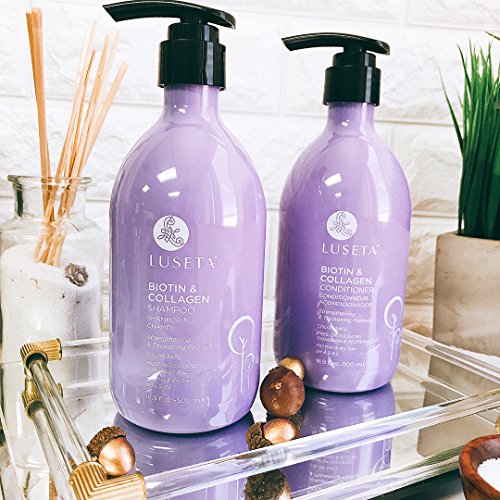 Luseta Biotin & Collagen Shampoo & Conditioner Set 2 x 16.9oz - Th...