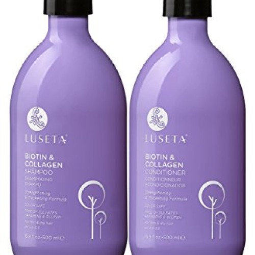 Luseta Biotin & Collagen Shampoo & Conditioner Set 2 x 16.9oz - Th...