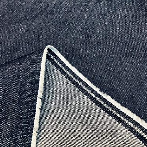 Medium Blue Denim Fabric - Denim Slub Stretch Washed Jeans Cotton ...