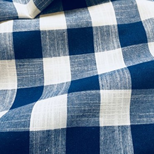 Gingham Linen Checked Linen Fabric Plaid Material Plaid Buffalo Ch...