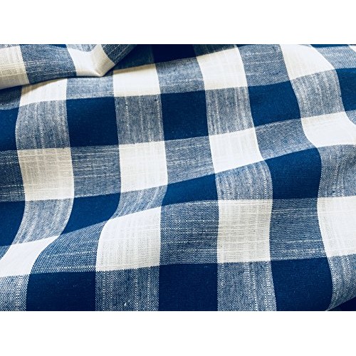 Gingham Linen Checked Linen Fabric Plaid Material Plaid Buffalo Ch...