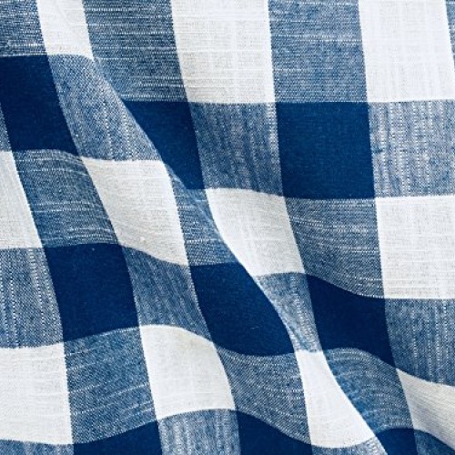 Gingham Linen Checked Linen Fabric Plaid Material Plaid Buffalo Ch...